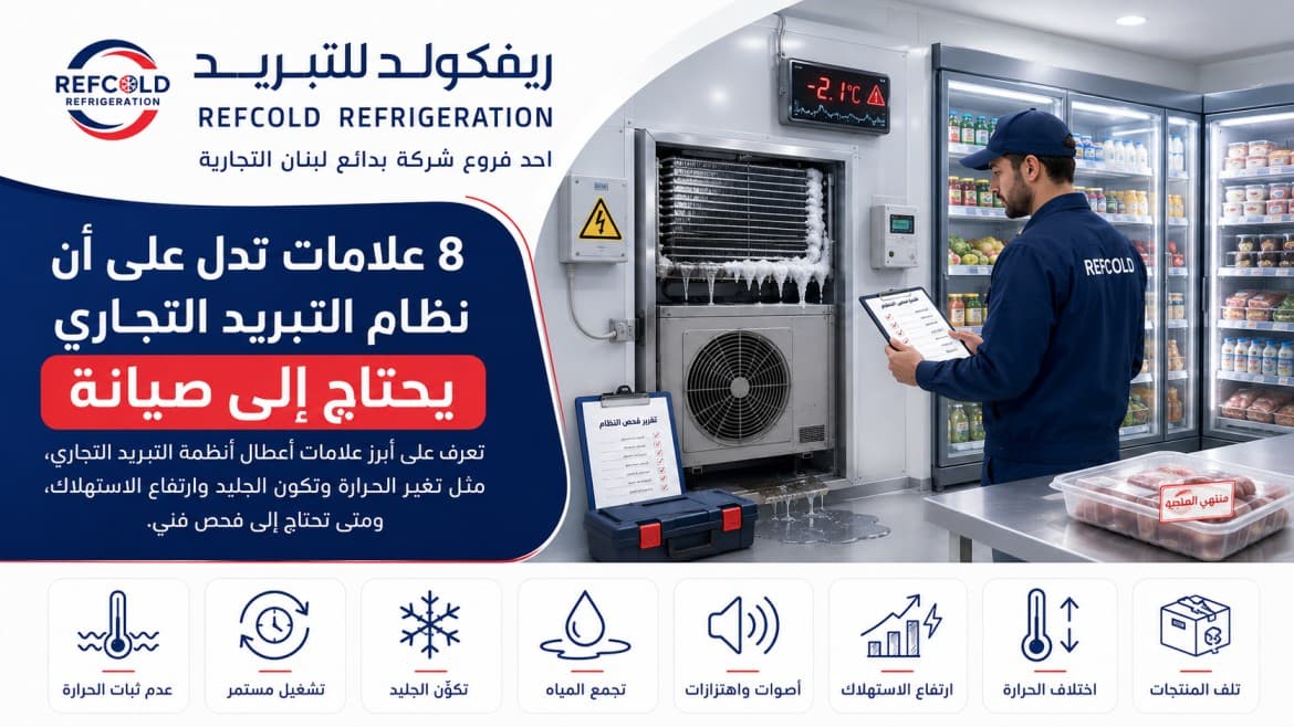 8 علامات تدل على أن نظام التبريد يحتاج إلى صيانة
